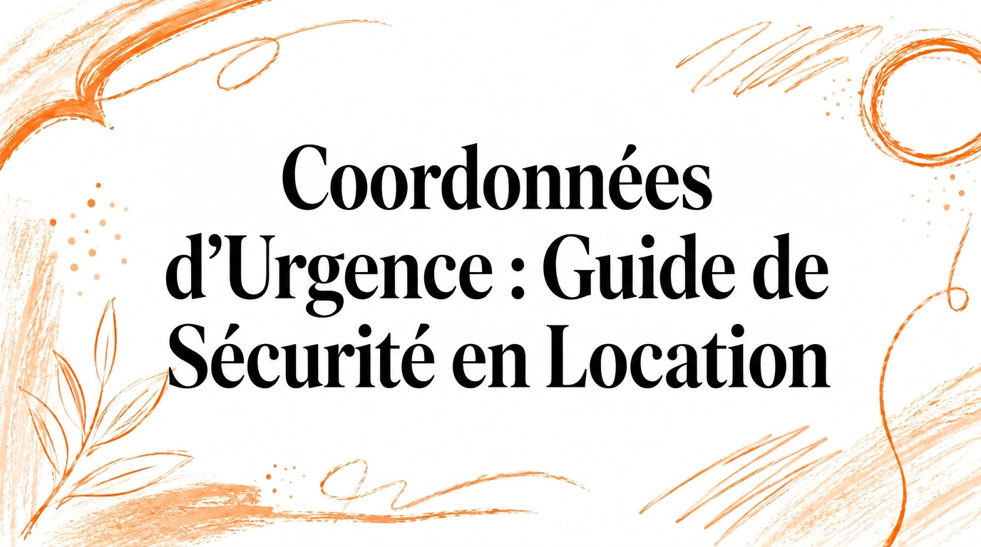 Informations d'urgence : Guide de sécurité pour vos locations