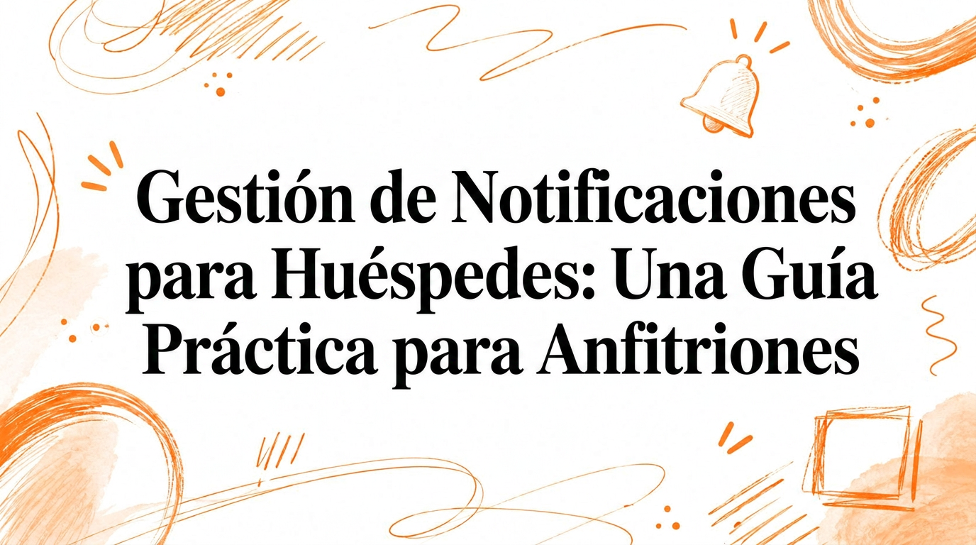 Gestión de notificaciones a huéspedes: Guía práctica para anfitriones