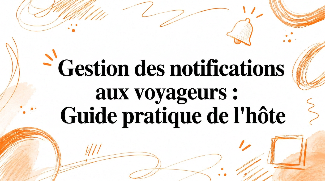 Gestion des notifications clients : Le guide pratique pour les hôtes