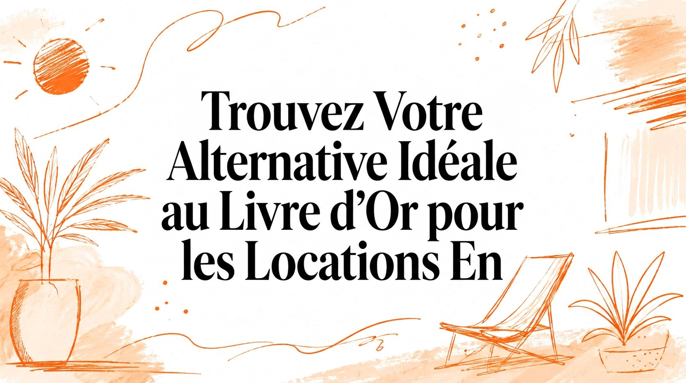 Trouvez votre alternative idéale au livre d'or pour vos locations saisonnières