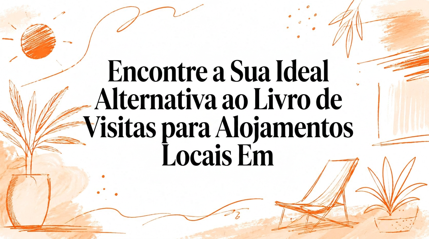 Encontre a sua alternativa ideal ao livro de convidados para alojamentos