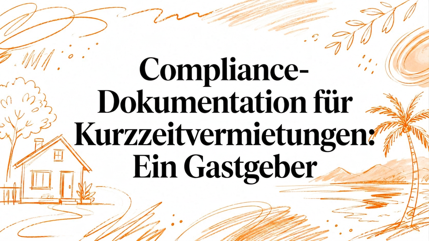 Compliance-Dokumentation für Kurzzeitvermietungen: Ein Leitfaden für Gastgeber