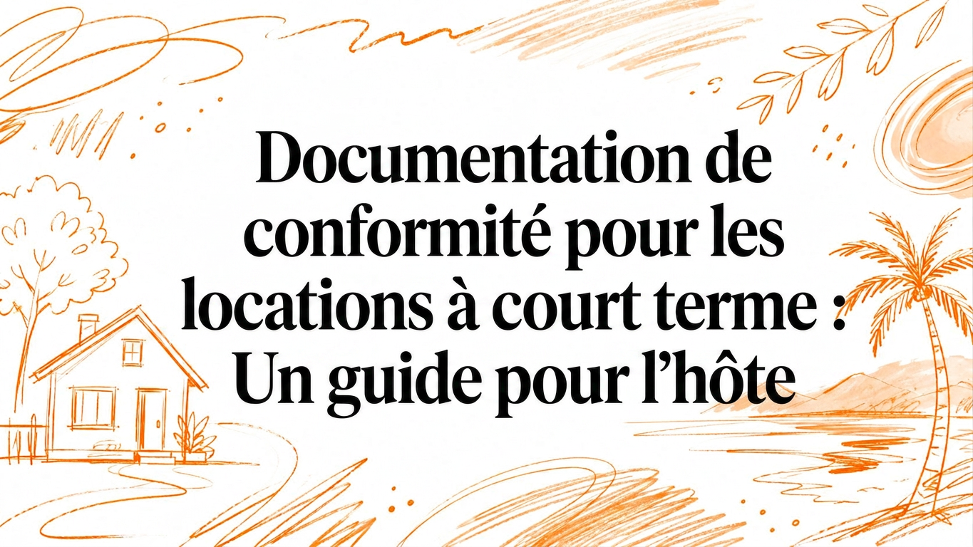 Documentation de conformité pour les locations de courte durée : Guide de l'hôte