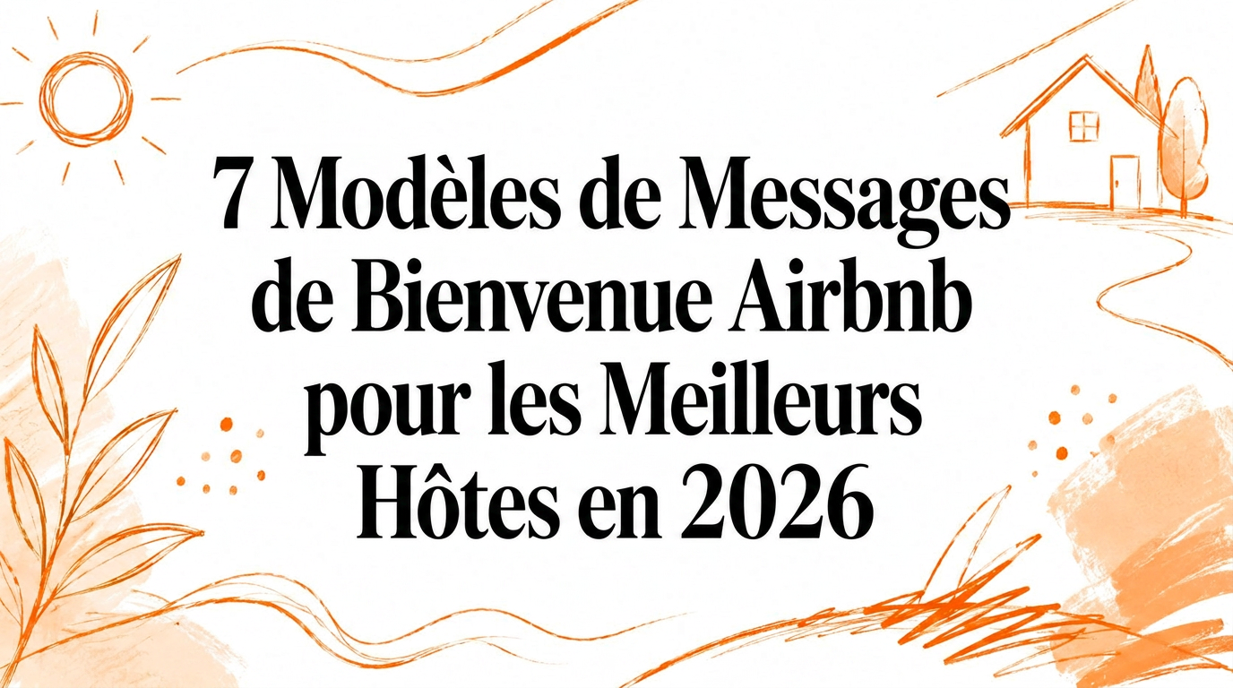 7 modèles de messages de bienvenue Airbnb pour les meilleurs hôtes en 2026