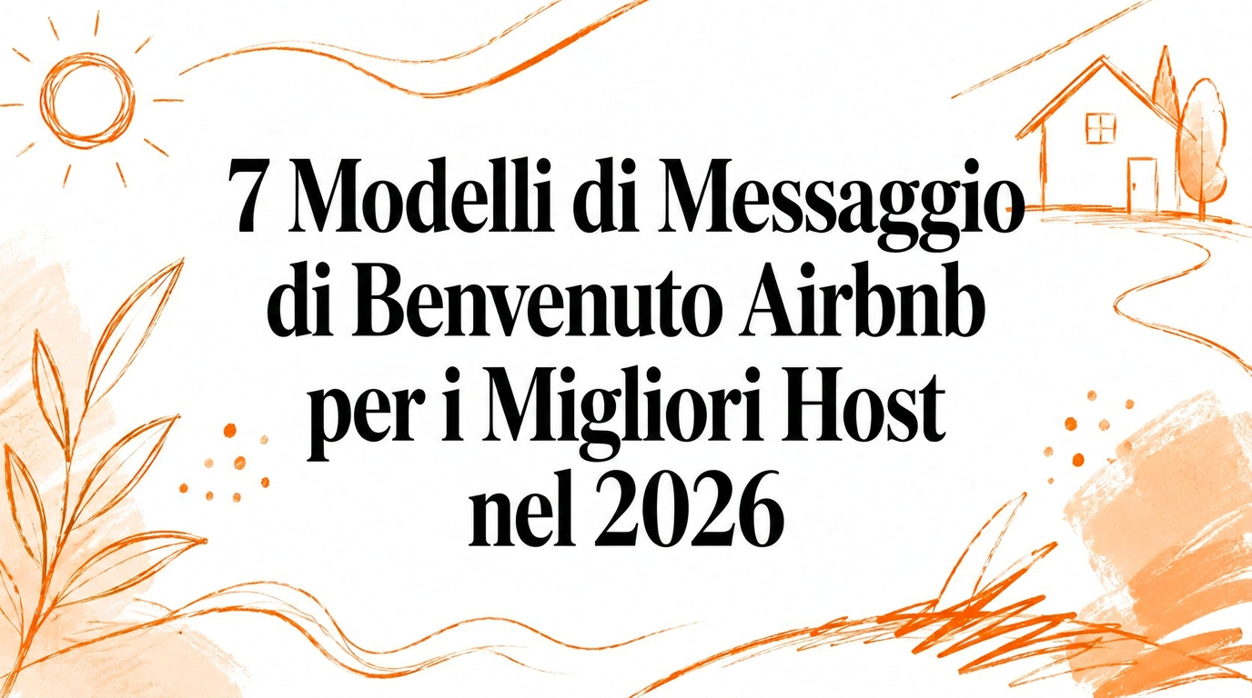 7 modelli di messaggio di benvenuto Airbnb per i migliori host nel 2026