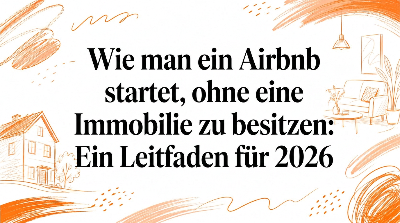 Airbnb ohne eigene Immobilie starten: Leitfaden 2026