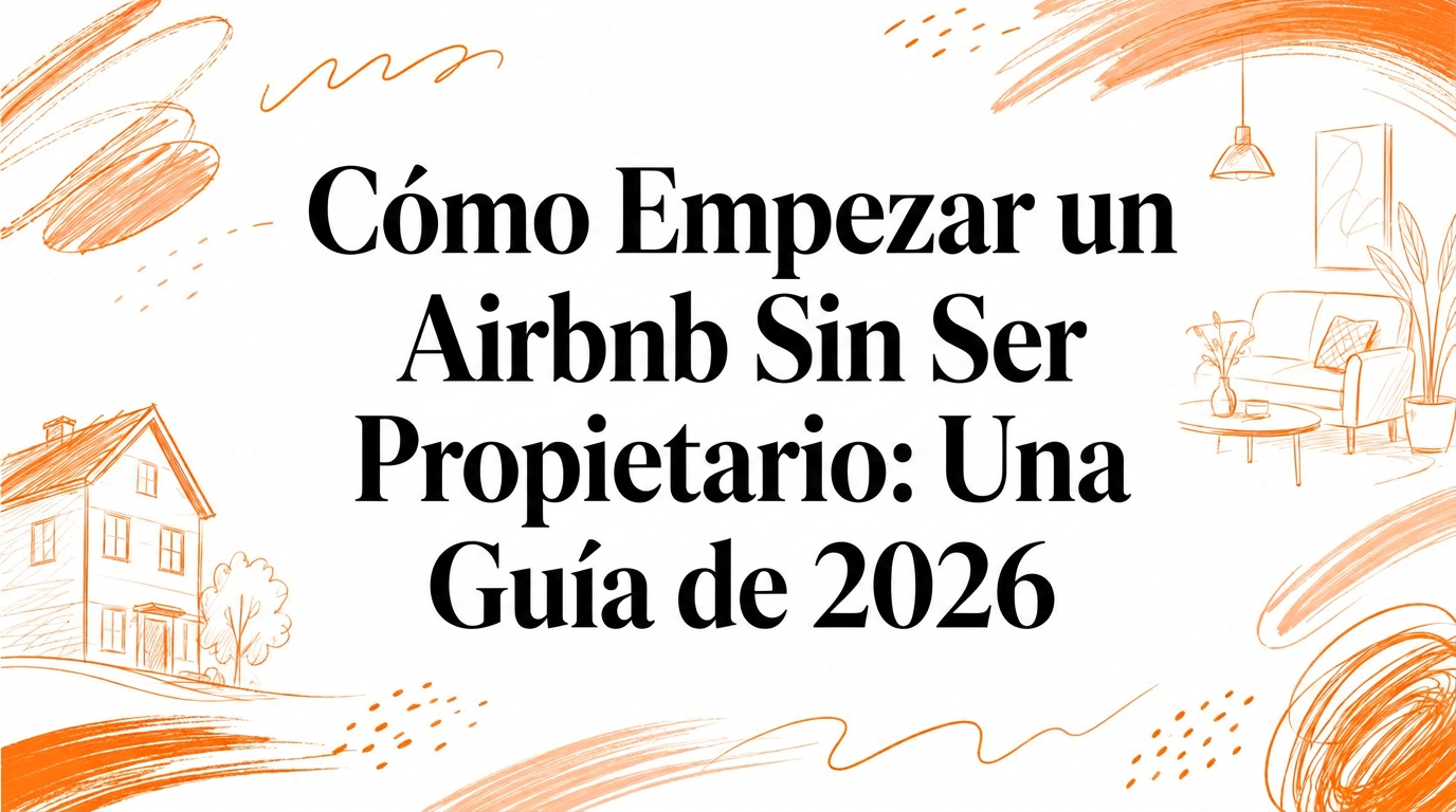 Cómo empezar en Airbnb sin tener propiedades: Guía para 2026