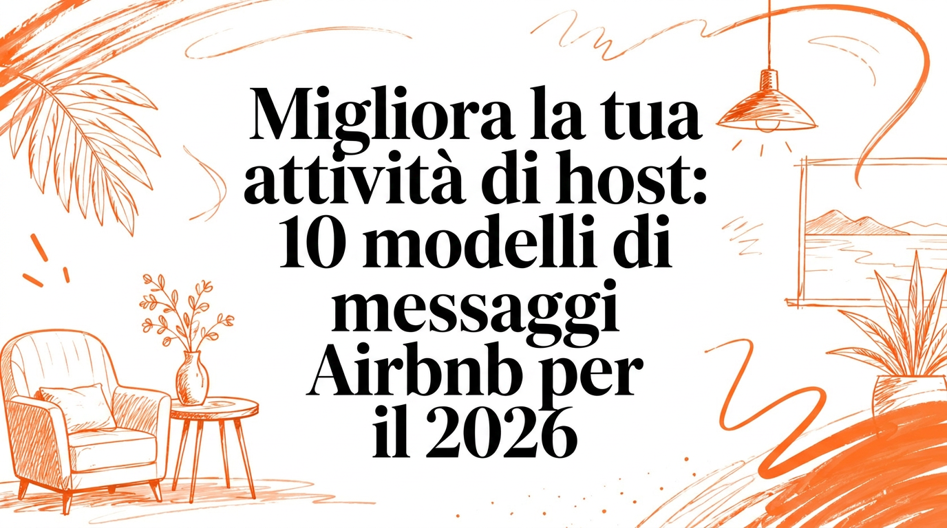 Migliora la tua ospitalità: 10 modelli di messaggi Airbnb per il 2026