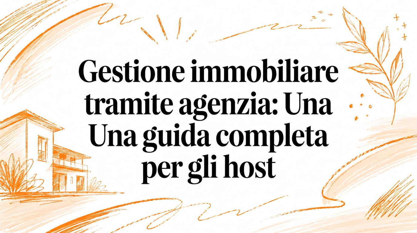 Gestione immobiliare tramite agenzia: una guida completa per gli host