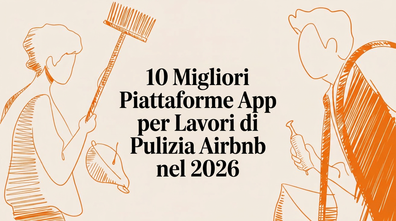 Le 10 migliori app per trovare lavori di pulizia Airbnb nel 2026