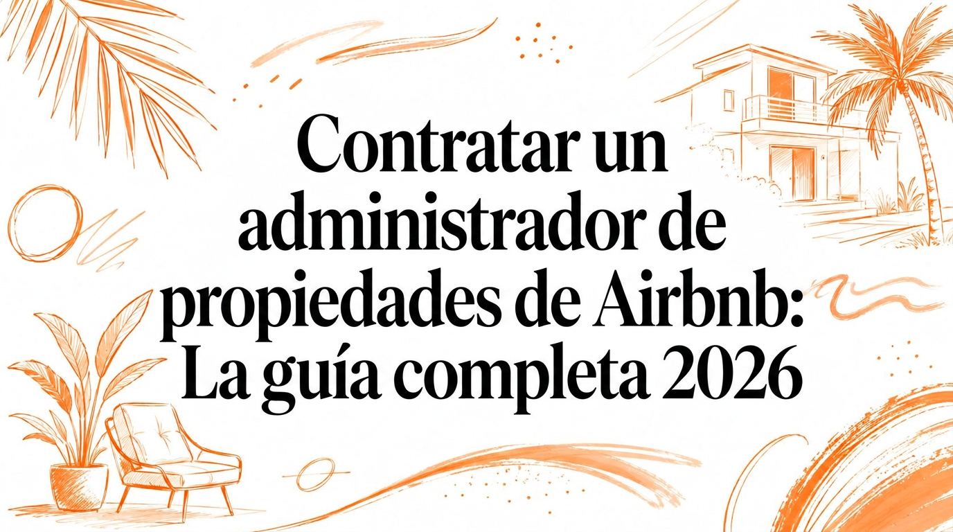 Contratar un gestor de propiedades de Airbnb: La guía completa para 2026