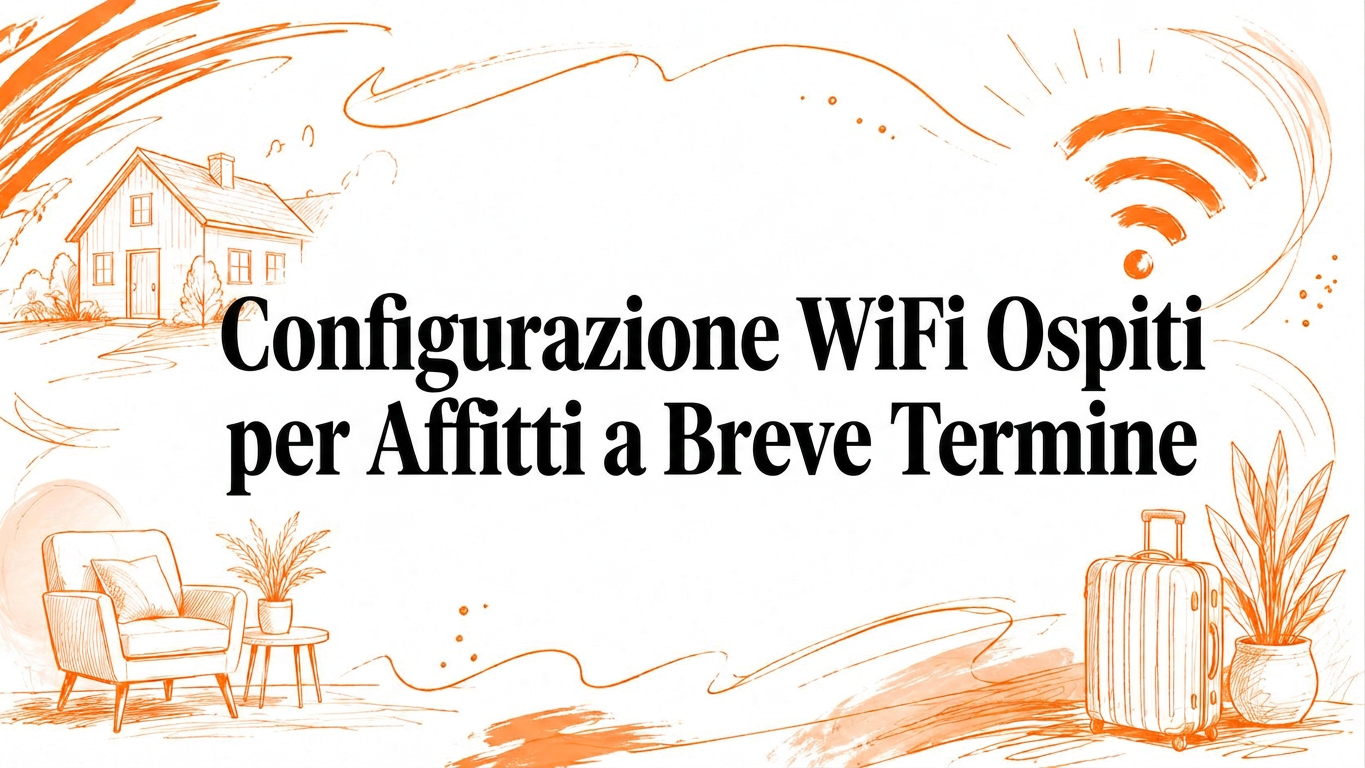 Configurazione del Wi-Fi per gli ospiti negli affitti a breve termine