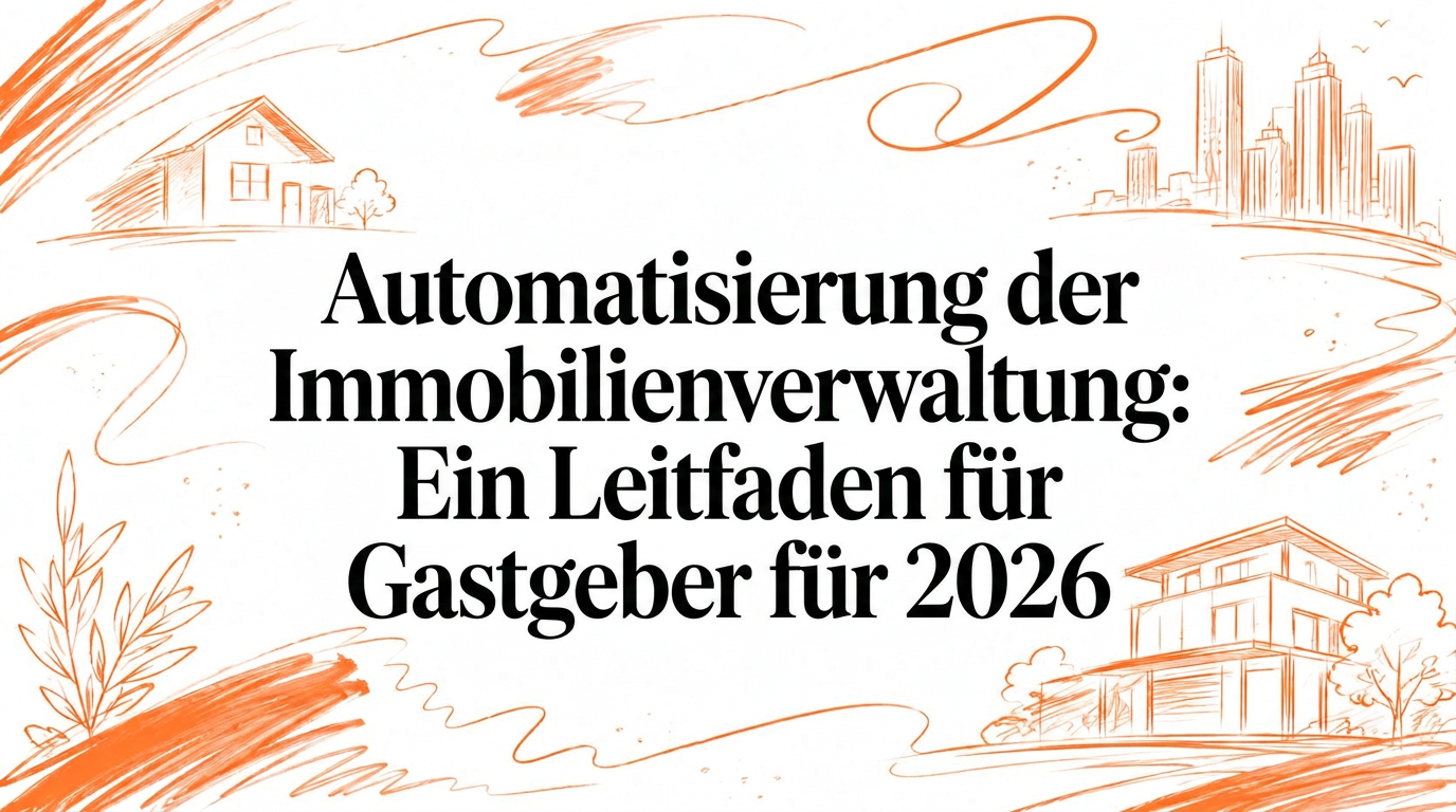 Automatisierung der Immobilienverwaltung: Ein Leitfaden für Gastgeber 2026