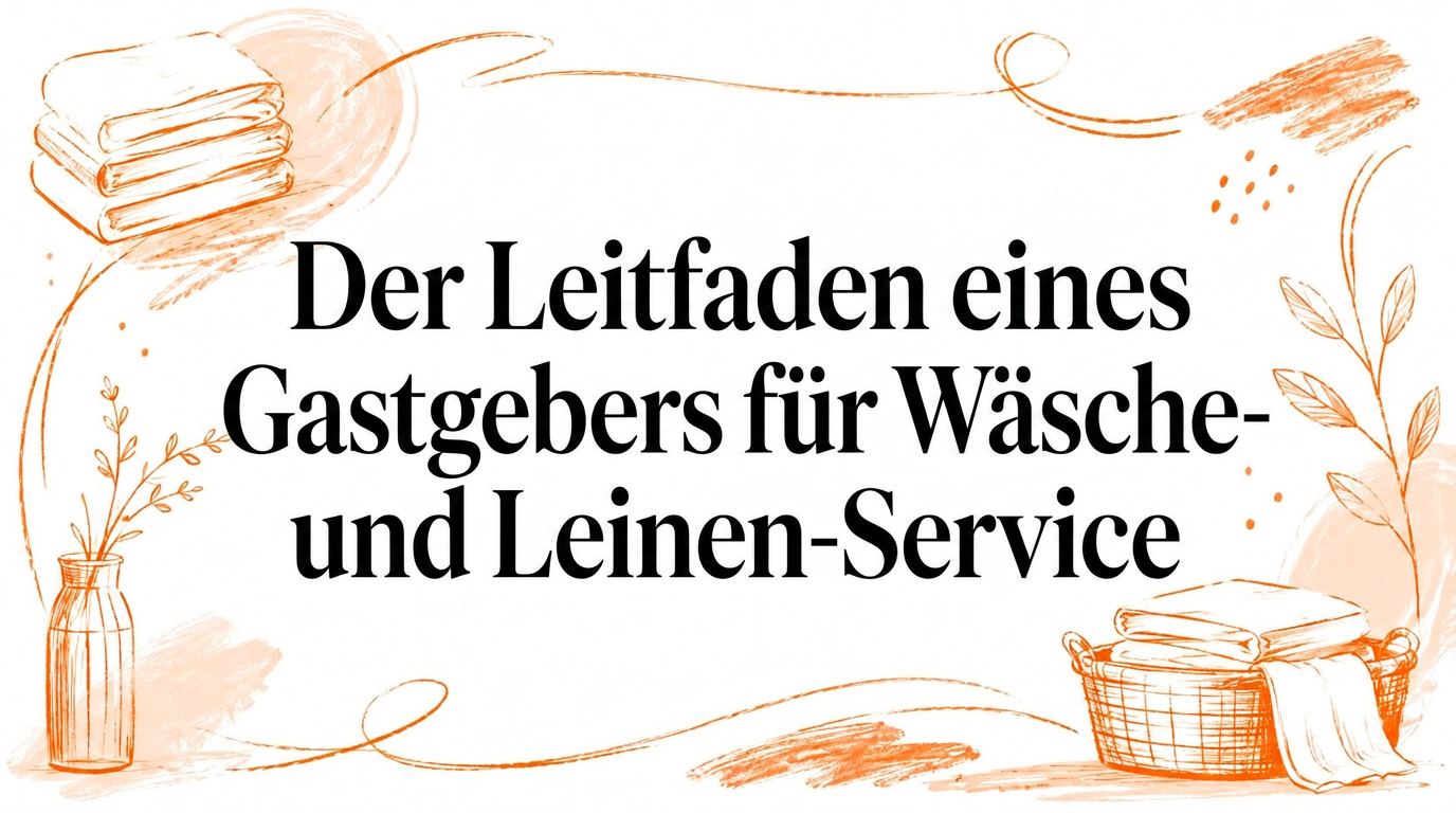 Der Leitfaden für Gastgeber: Wäsche- und Reinigungsservice