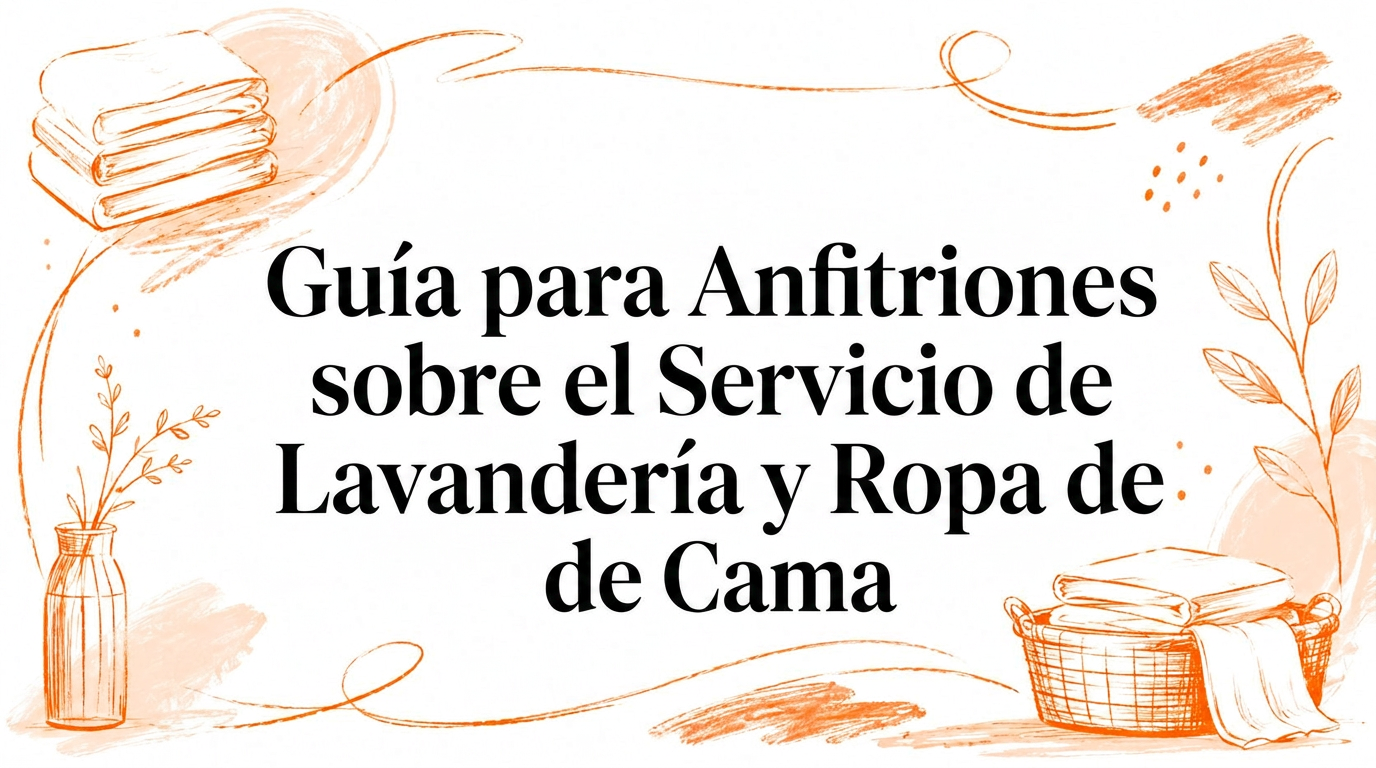 Guía para anfitriones sobre el servicio de lavandería y ropa de cama