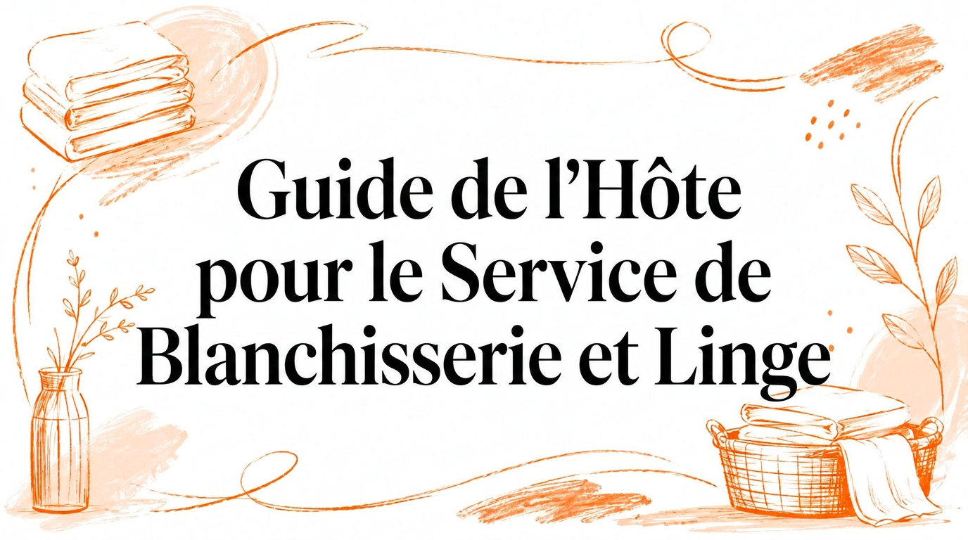 Guide de l'hôte : Services de blanchisserie et linge de maison