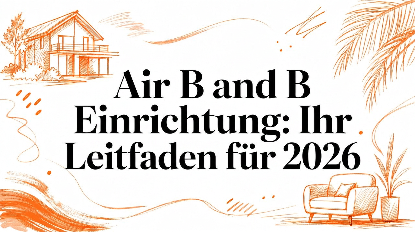 Air B and B einrichten: Ihr Leitfaden für 2026