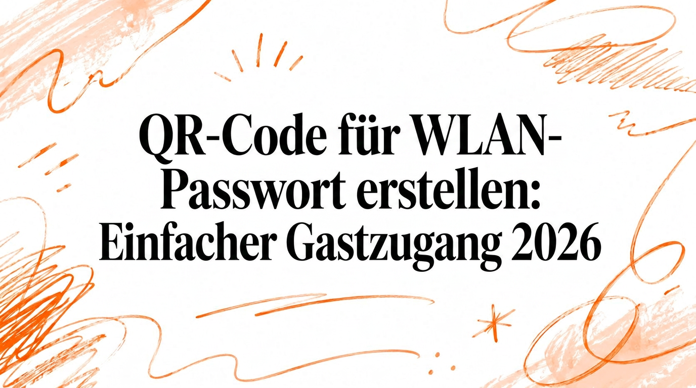 WLAN-Passwort als QR-Code: Einfacher Gästezugang 2026