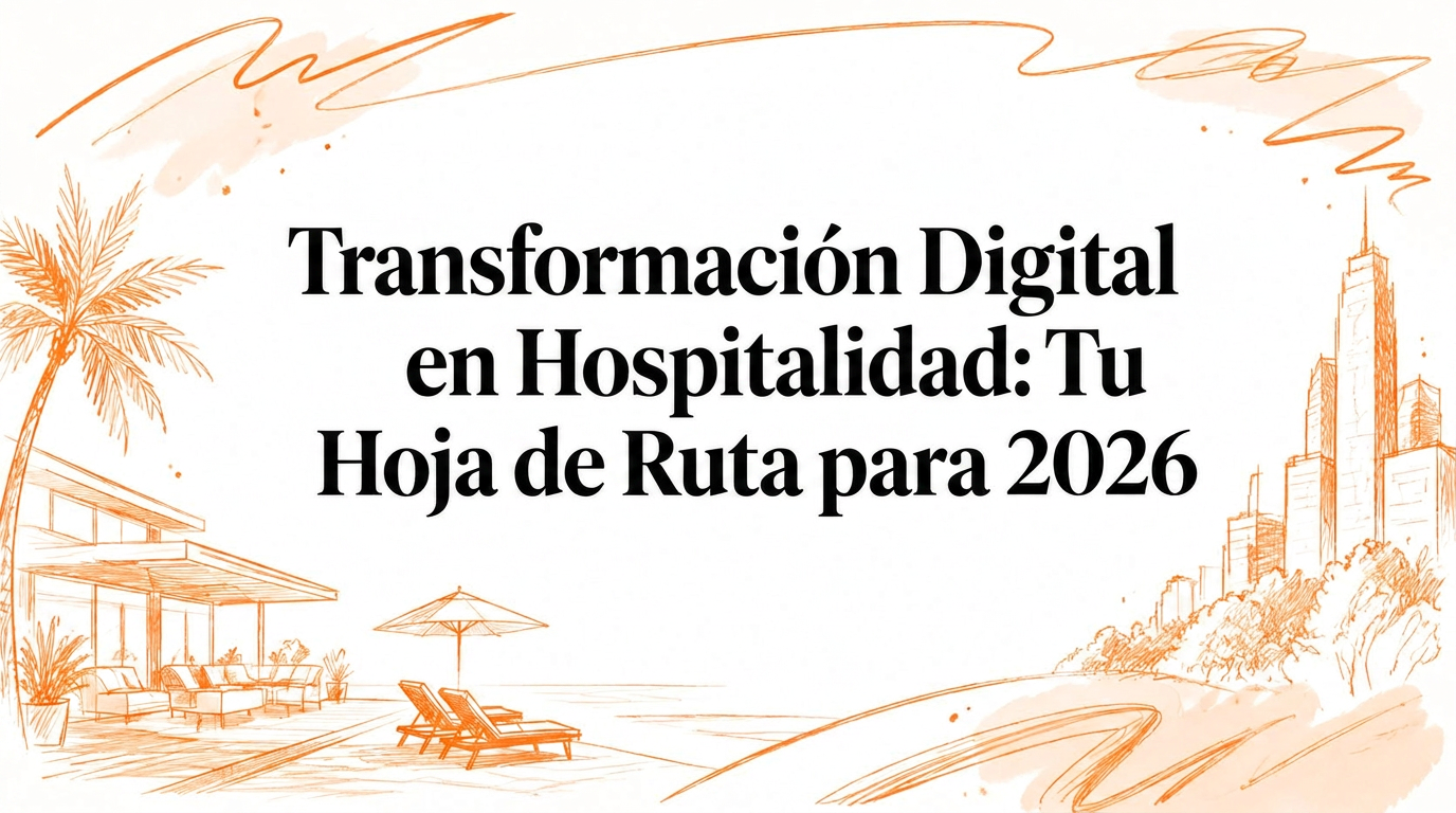 Transformación digital en hospitalidad: Tu hoja de ruta para 2026