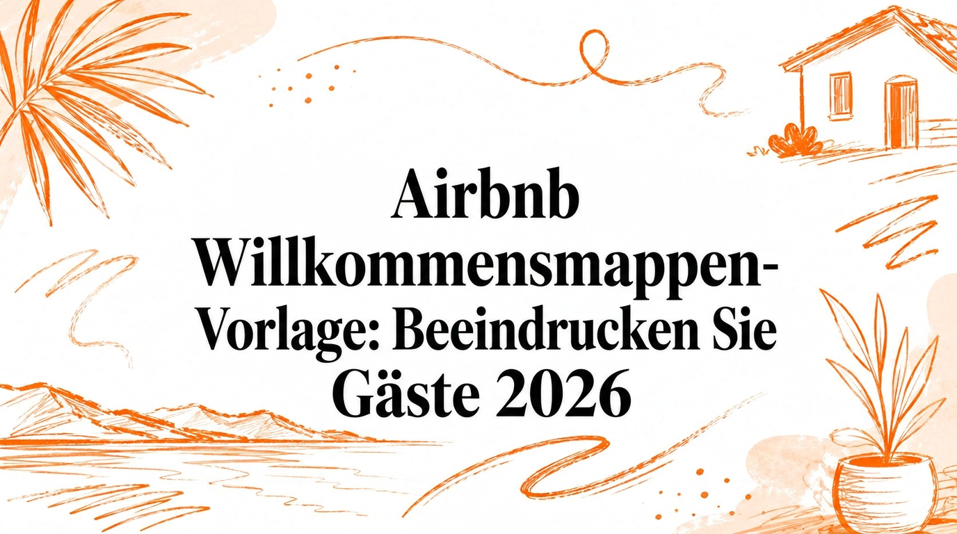 Airbnb Willkommensmappe Vorlage: Gäste begeistern 2026