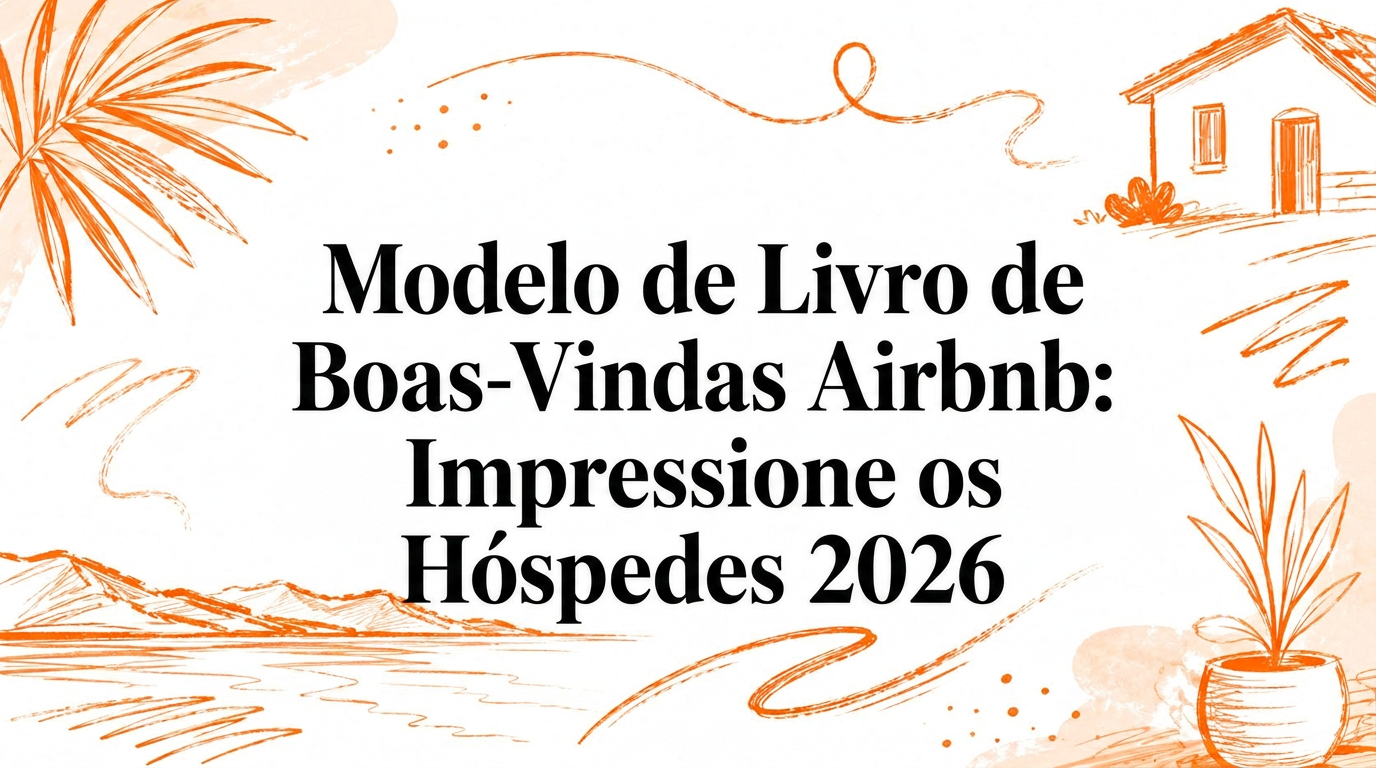 Modelo de Guia de Boas-Vindas para Airbnb: Impressione os Hóspedes em 2026