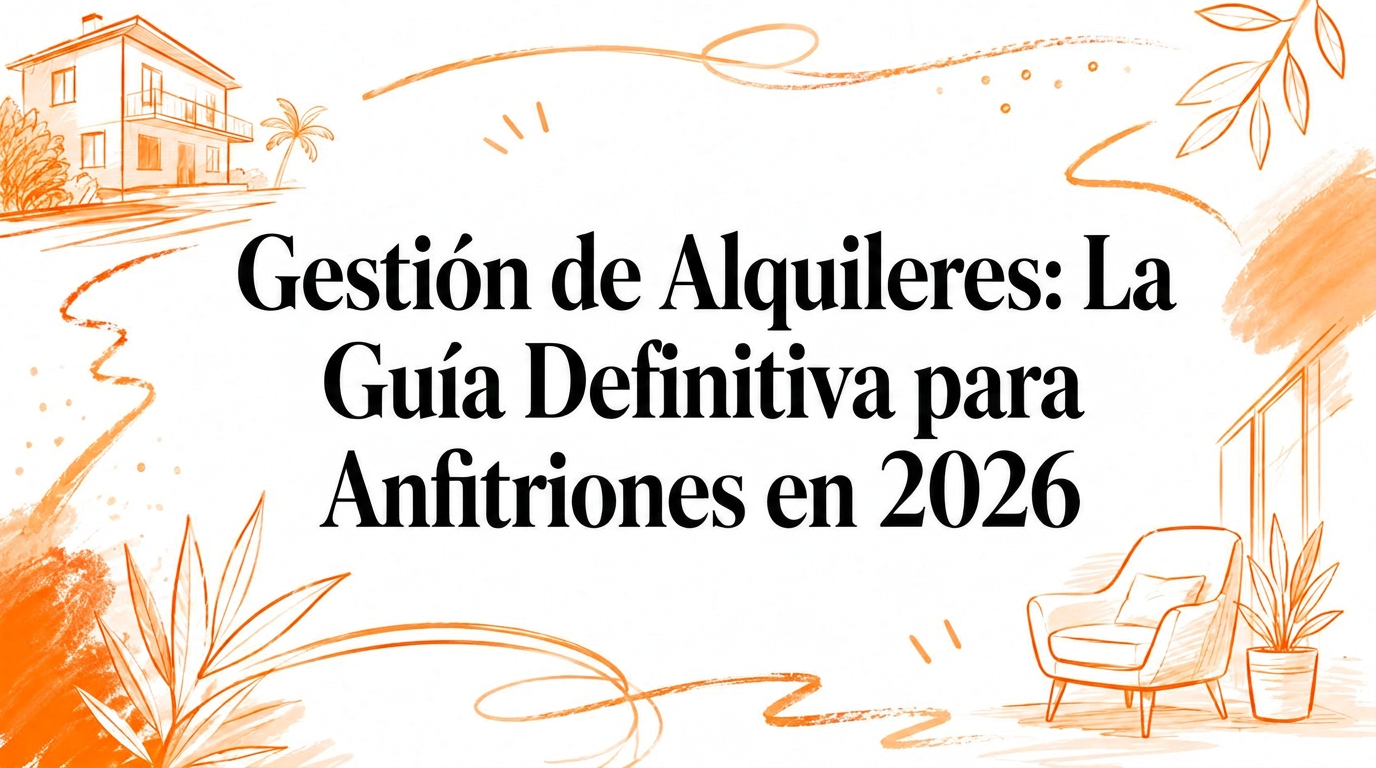 Gestión de alquileres vacacionales: La guía definitiva para anfitriones en 2026