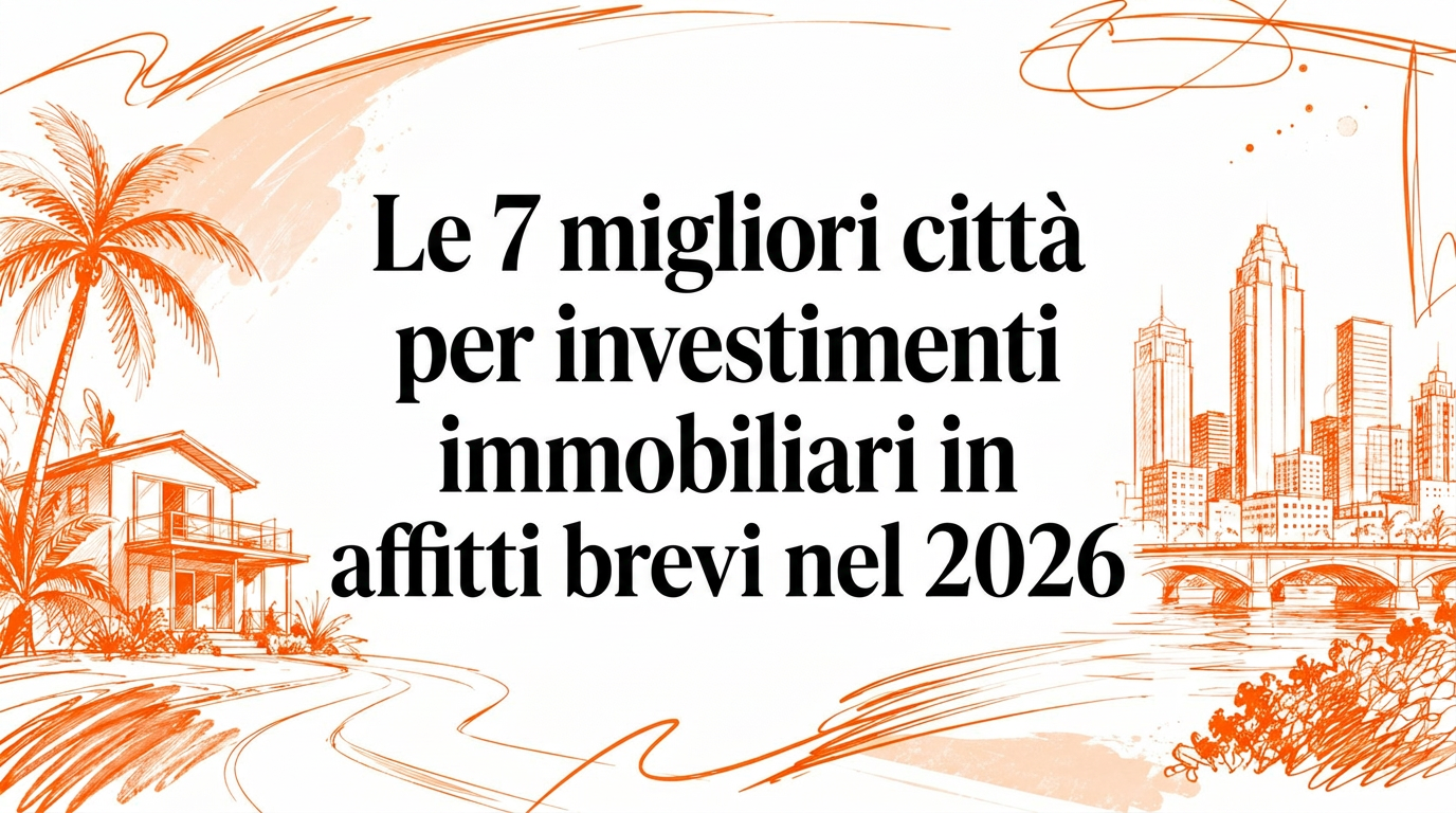 Le 7 migliori città dove investire in immobili per affitti brevi nel 2026