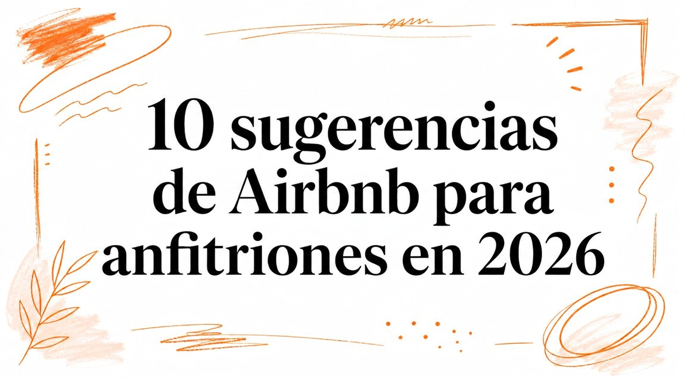 10 sugerencias de Airbnb para anfitriones en 2026