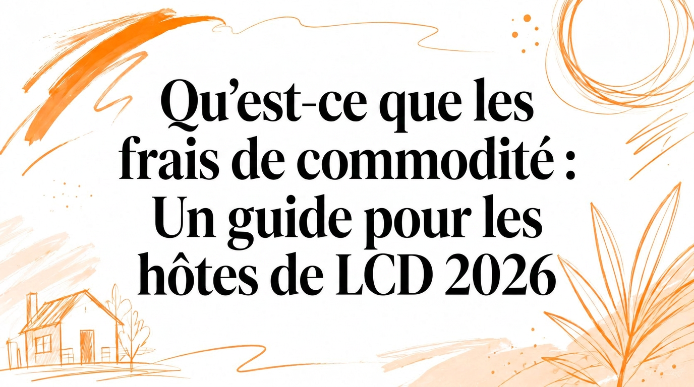 Qu'est-ce qu'un Amenity Fee : Guide LCD pour hôtes 2026