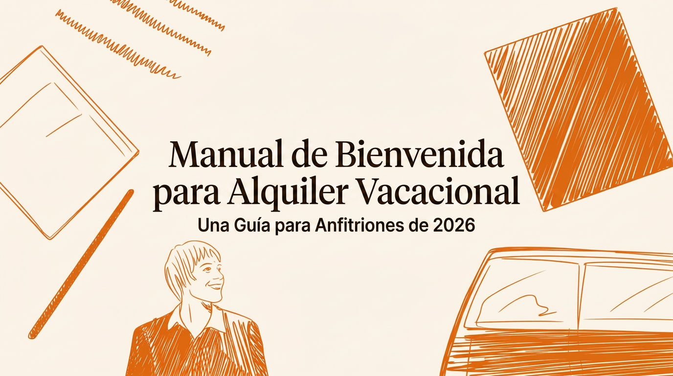 Libro de bienvenida para alquiler vacacional: Guía para anfitriones 2026