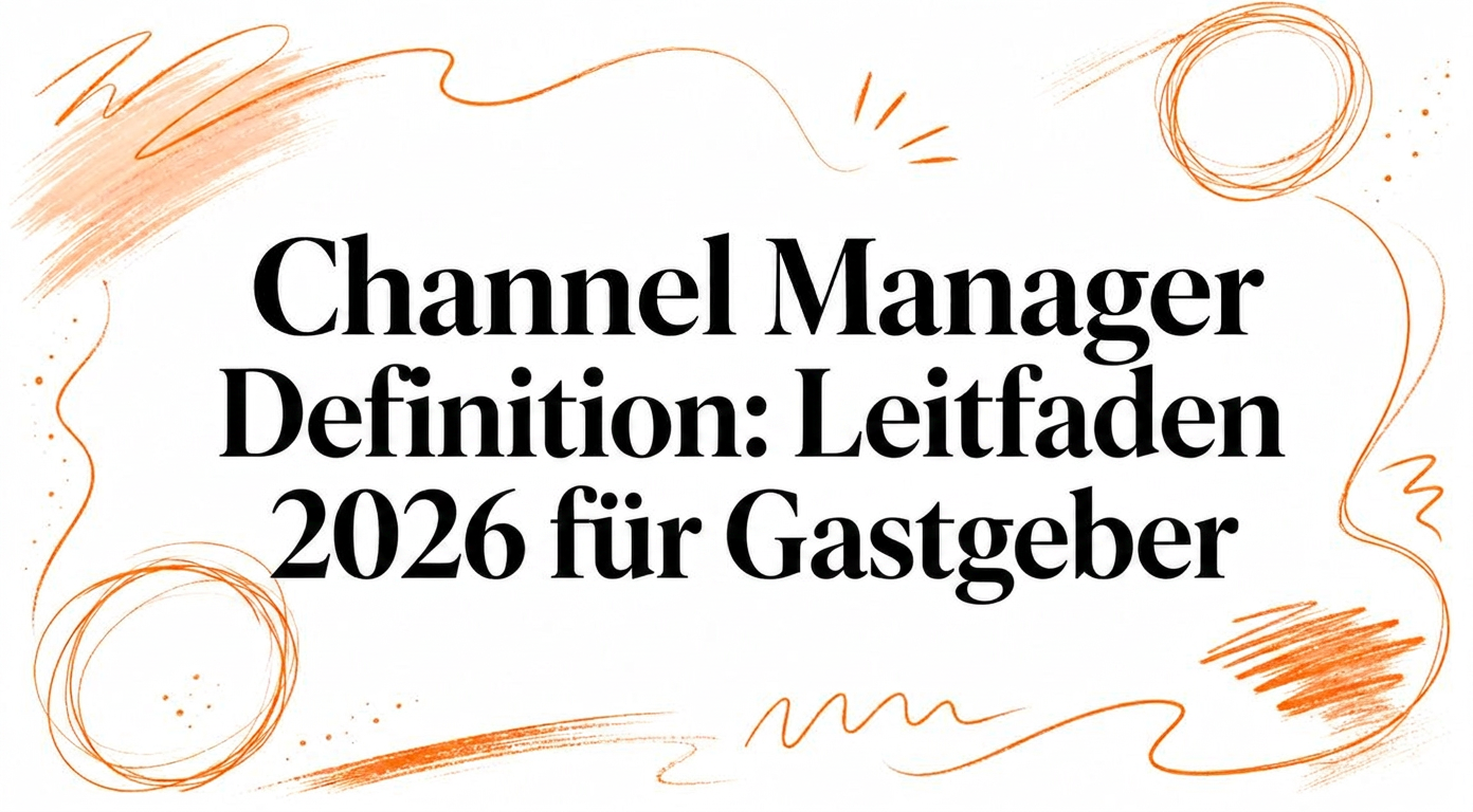 Channel Manager Definition: Leitfaden 2026 für Gastgeber
