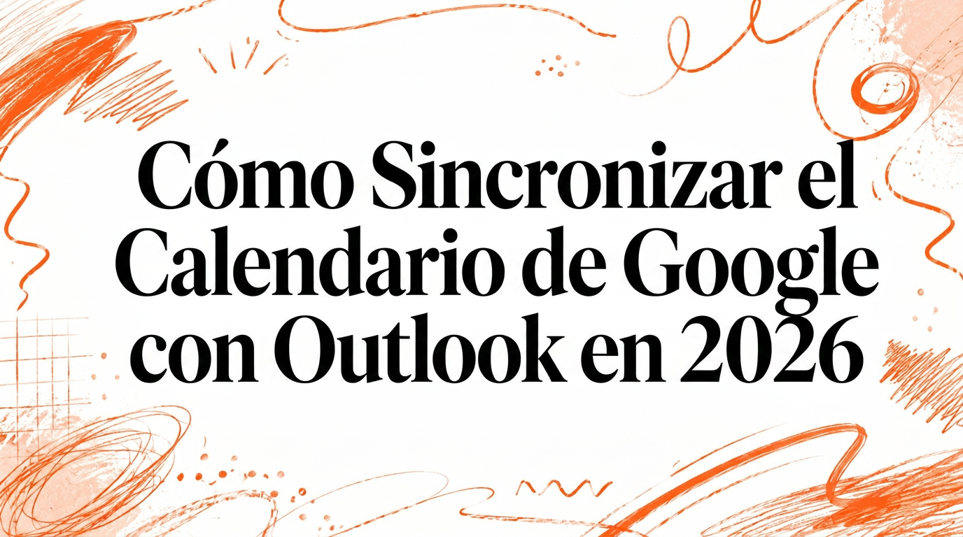 Cómo sincronizar Google con el calendario de Outlook en 2026