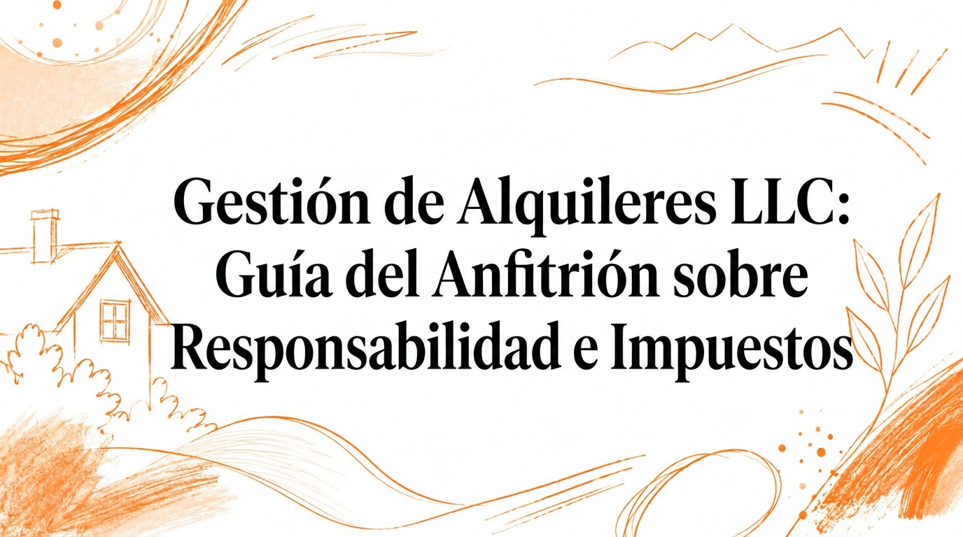 Rental Management LLC: Guía de responsabilidad y impuestos para anfitriones