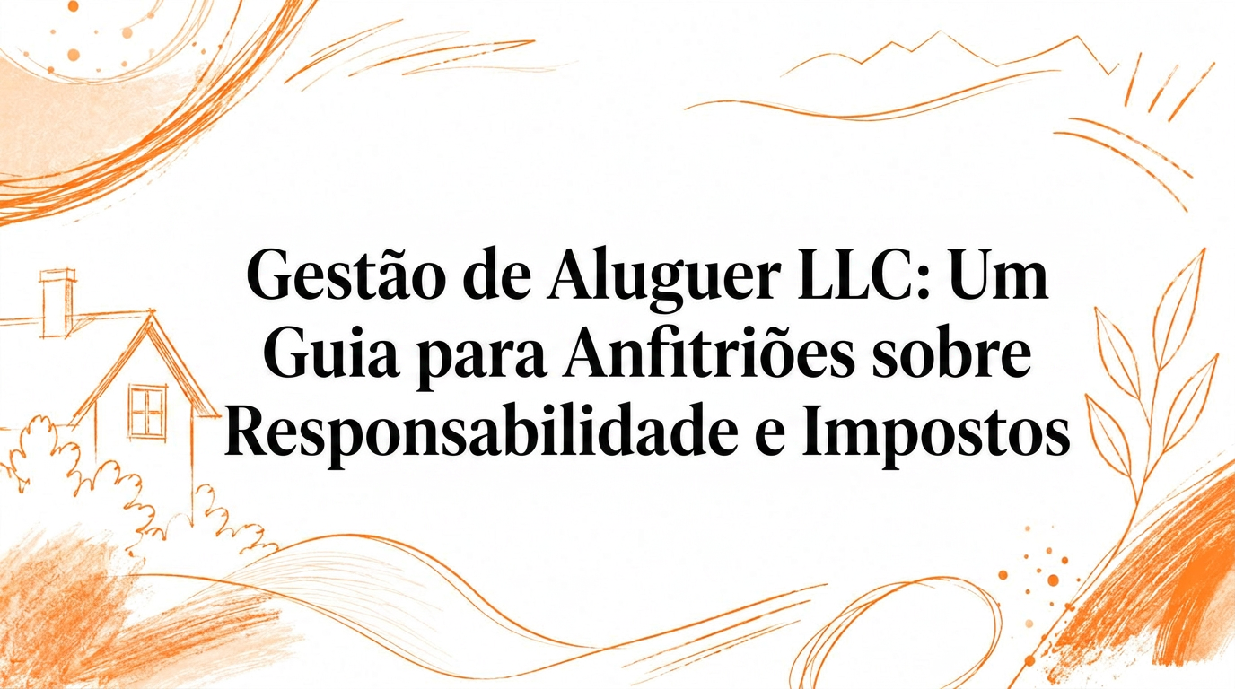 LLC de Gestão de Alojamento Local: Um Guia para Anfitriões sobre Responsabilidade e Impostos