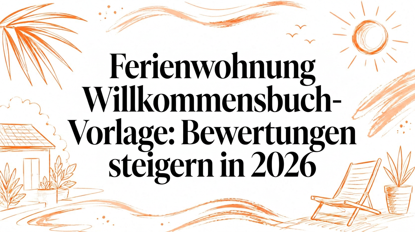 Gästemappe-Vorlage für Ferienwohnungen: Bessere Bewertungen 2026