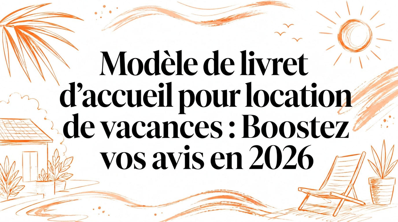 Modèle de livret d'accueil pour location saisonnière : boostez vos avis en 2026