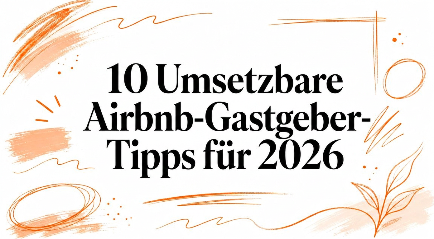 10 praxisnahe Airbnb-Gastgeber-Tipps für 2026