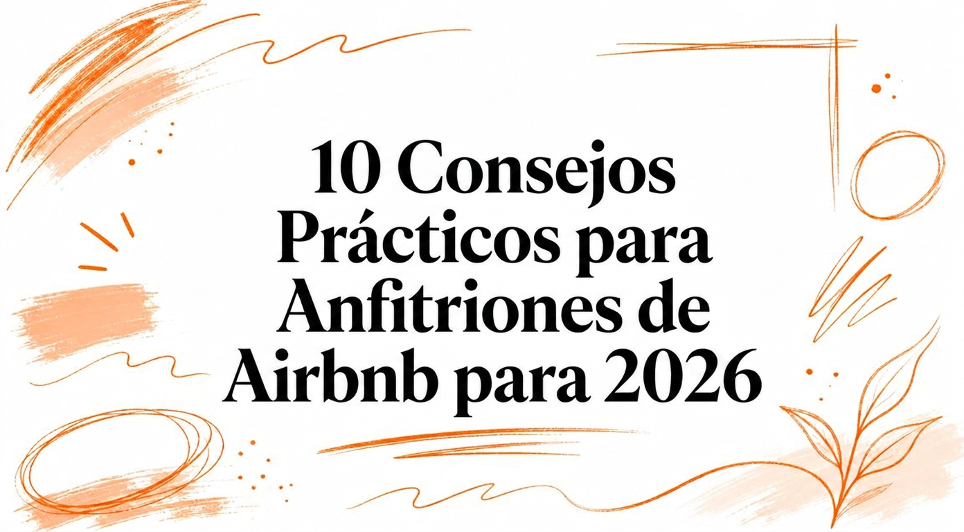 10 consejos prácticos para anfitriones de Airbnb en 2026