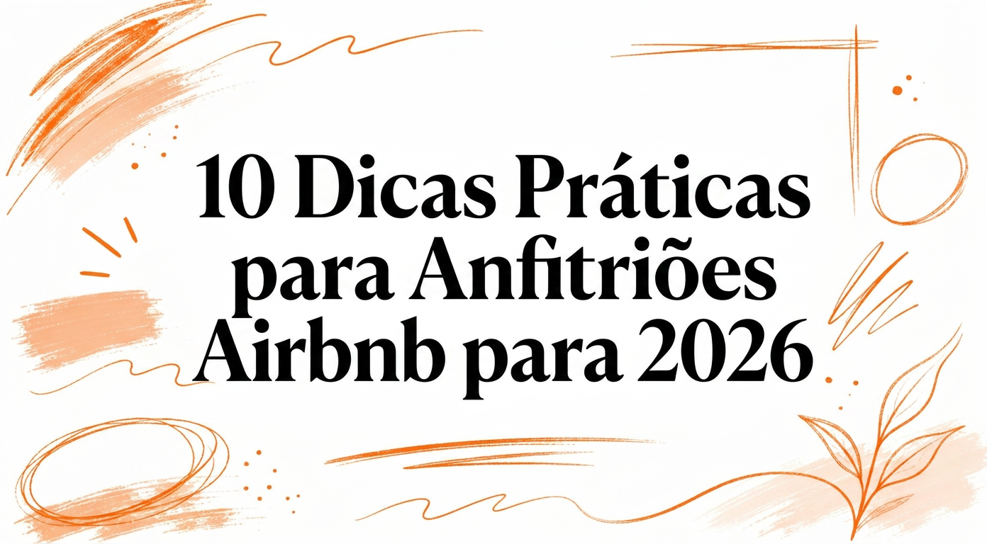 10 Dicas Práticas para Anfitriões da Airbnb em 2026