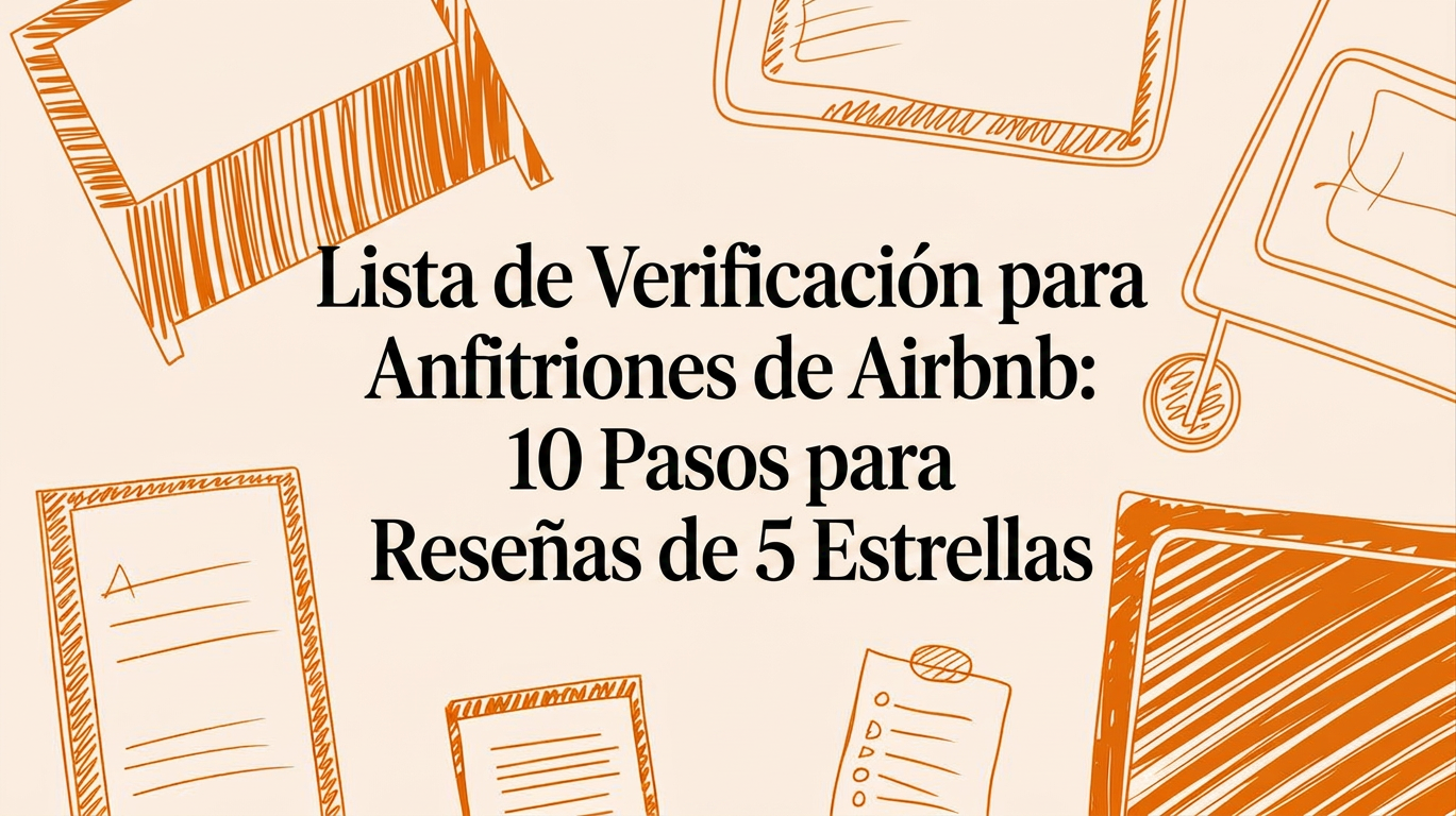 Checklist para anfitriones de Airbnb: 10 pasos para lograr evaluaciones de 5 estrellas