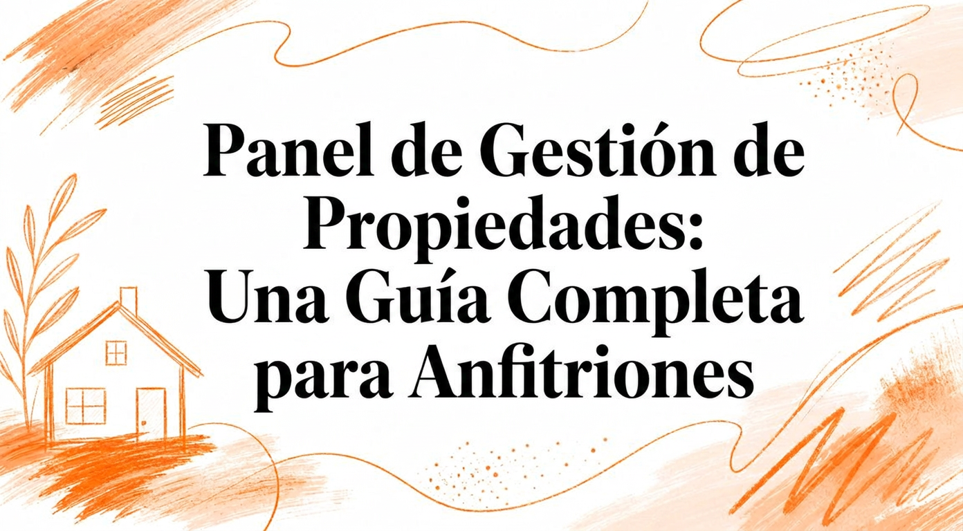 Panel de control para gestión de propiedades: Guía completa para anfitriones