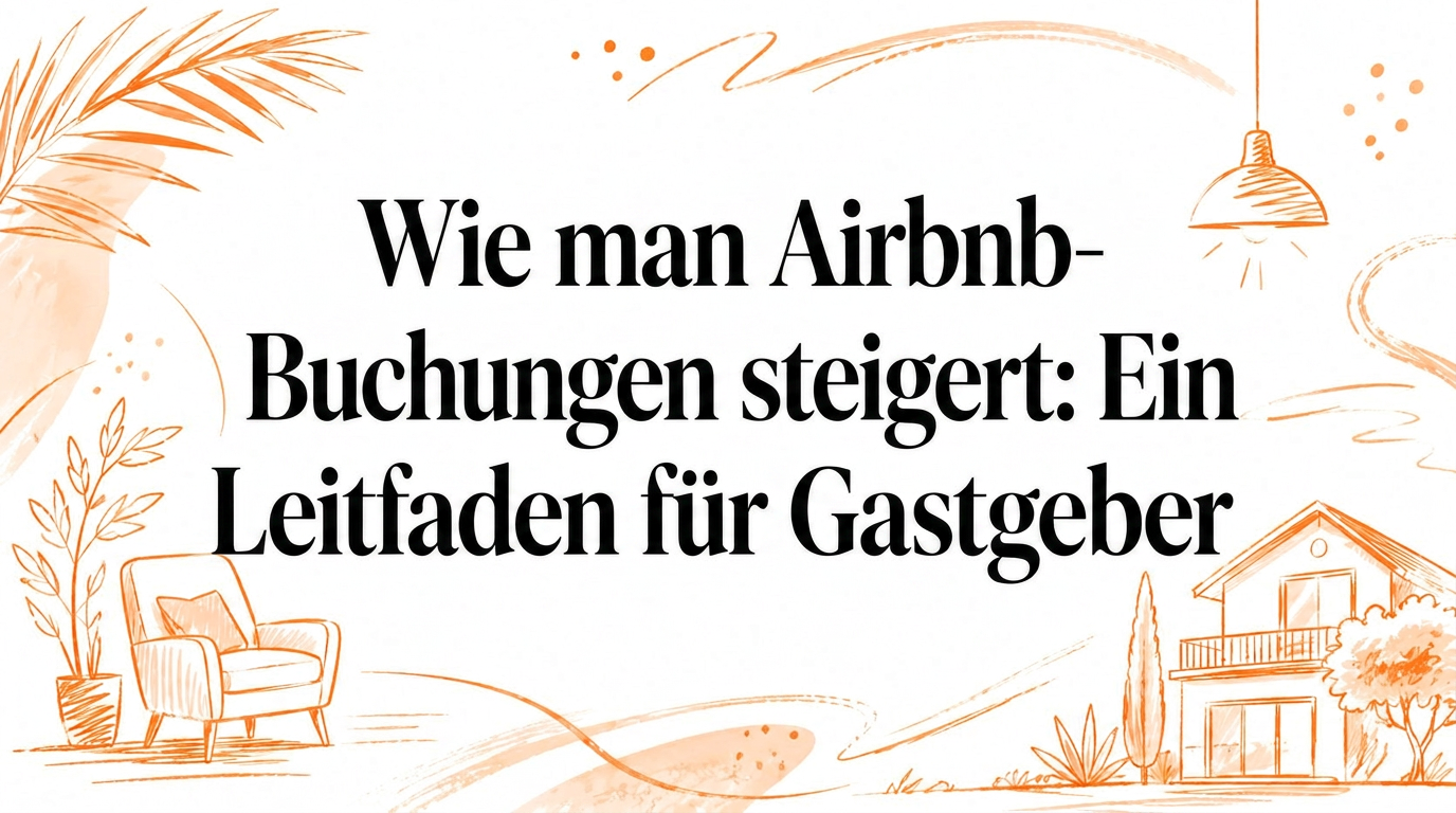 Mehr Airbnb-Buchungen erzielen: Das Playbook für Gastgeber