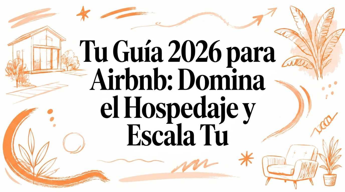 Guía de Airbnb 2026: Domina la hospitalidad y escala tu negocio