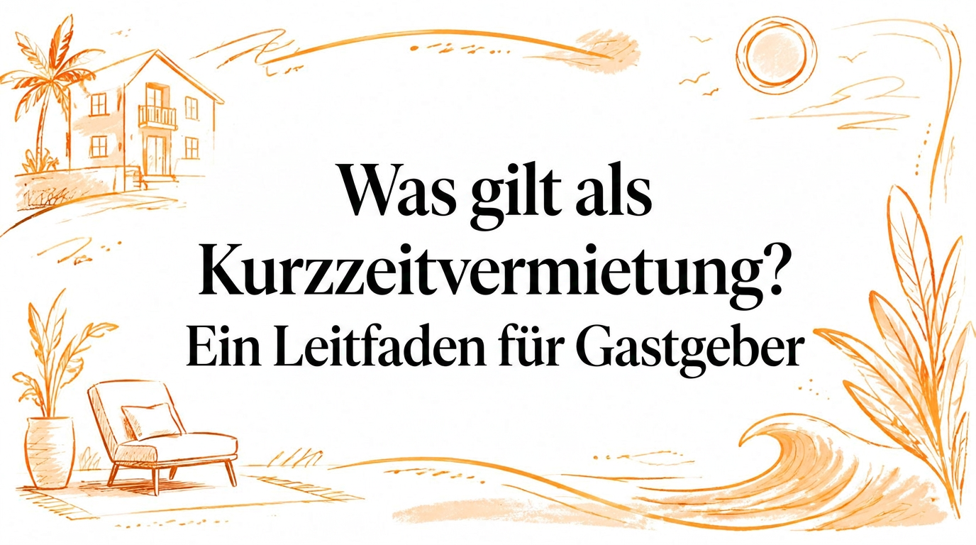 Was gilt als Kurzzeitvermietung? Ein Leitfaden für Gastgeber