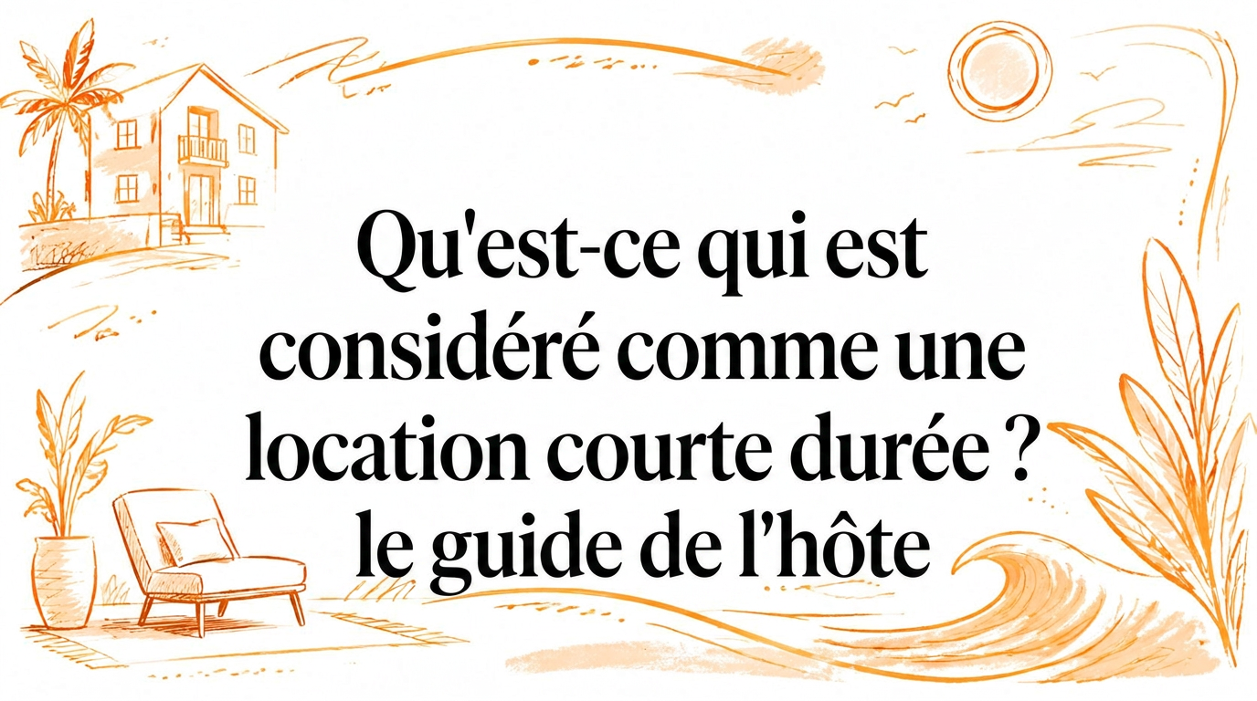 Qu'est-ce qu'une location courte durée ? Guide pour les hôtes