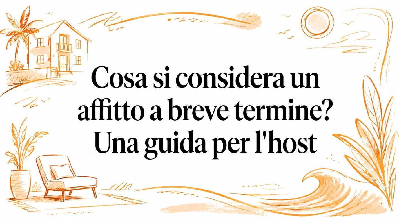 Cosa si intende per affitto a breve termine? Una guida per gli host