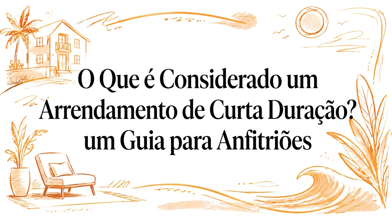 O que é considerado um alojamento local? Guia para anfitriões