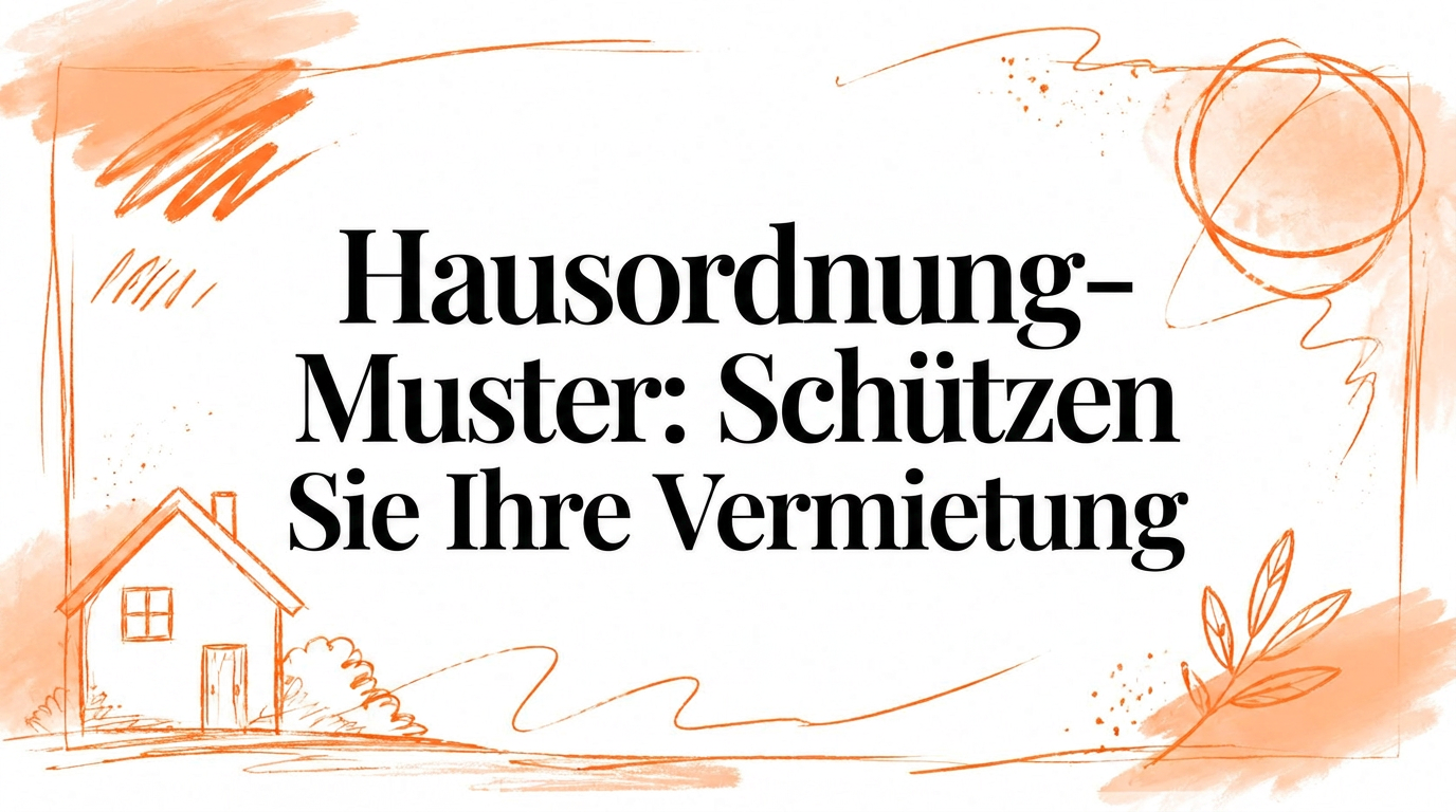 Beispiel-Hausregeln: Schützen Sie Ihre Unterkunft