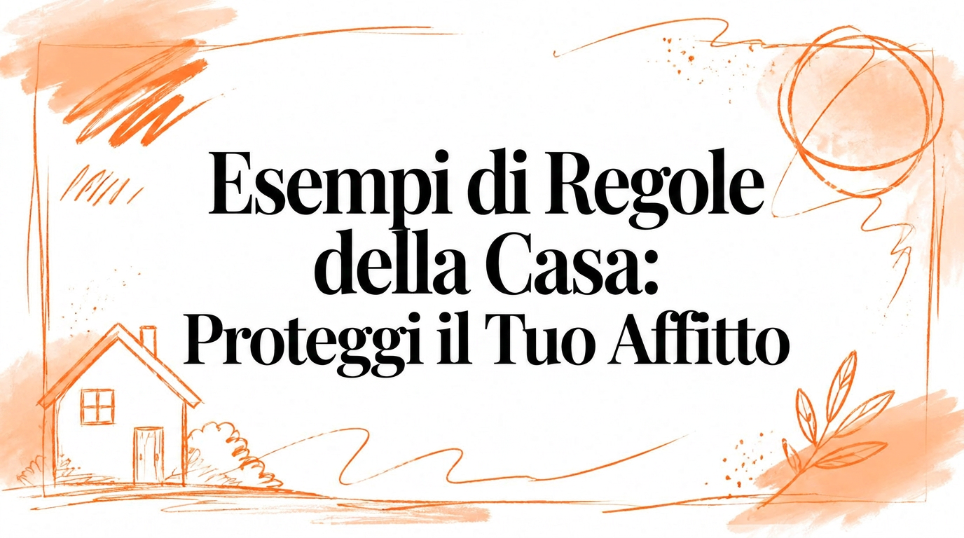 Esempi di Regole della Casa: Proteggi il Tuo Affitto Breve