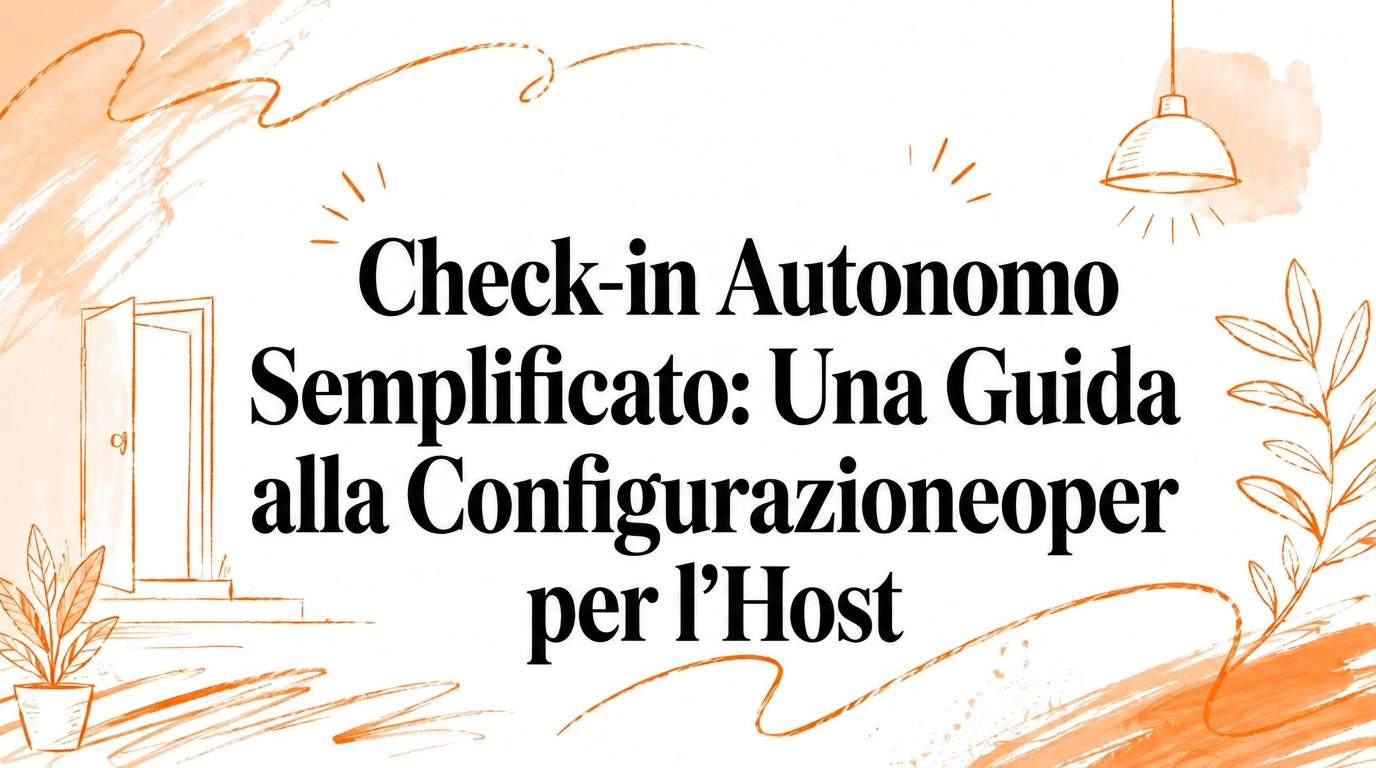 Self check-in semplificato: una guida per gli host